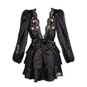 Fleur Jacquard Robe
